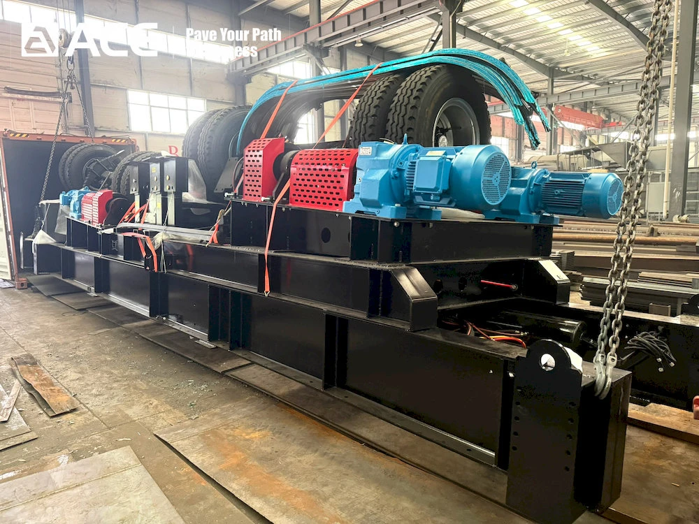 ACE Group IAM140 ultra-mobile asphalt mixing plant was shipped to Algeria.
