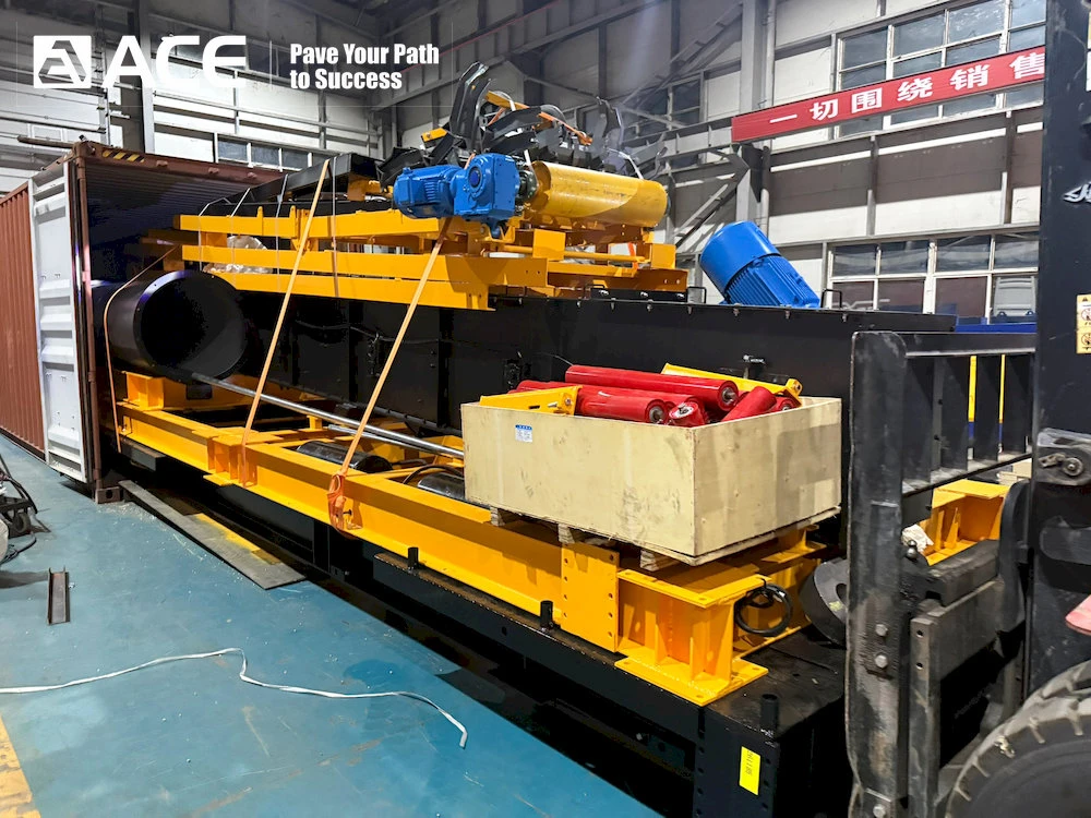 ACE Group IAM140 ultra-mobile asphalt mixing plant was shipped to Algeria.