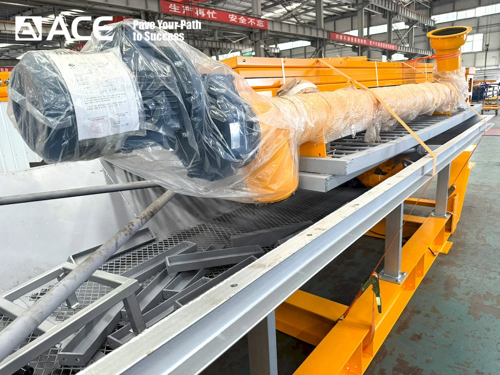 ACE Group IAM140 ultra-mobile asphalt mixing plant was shipped to Algeria.