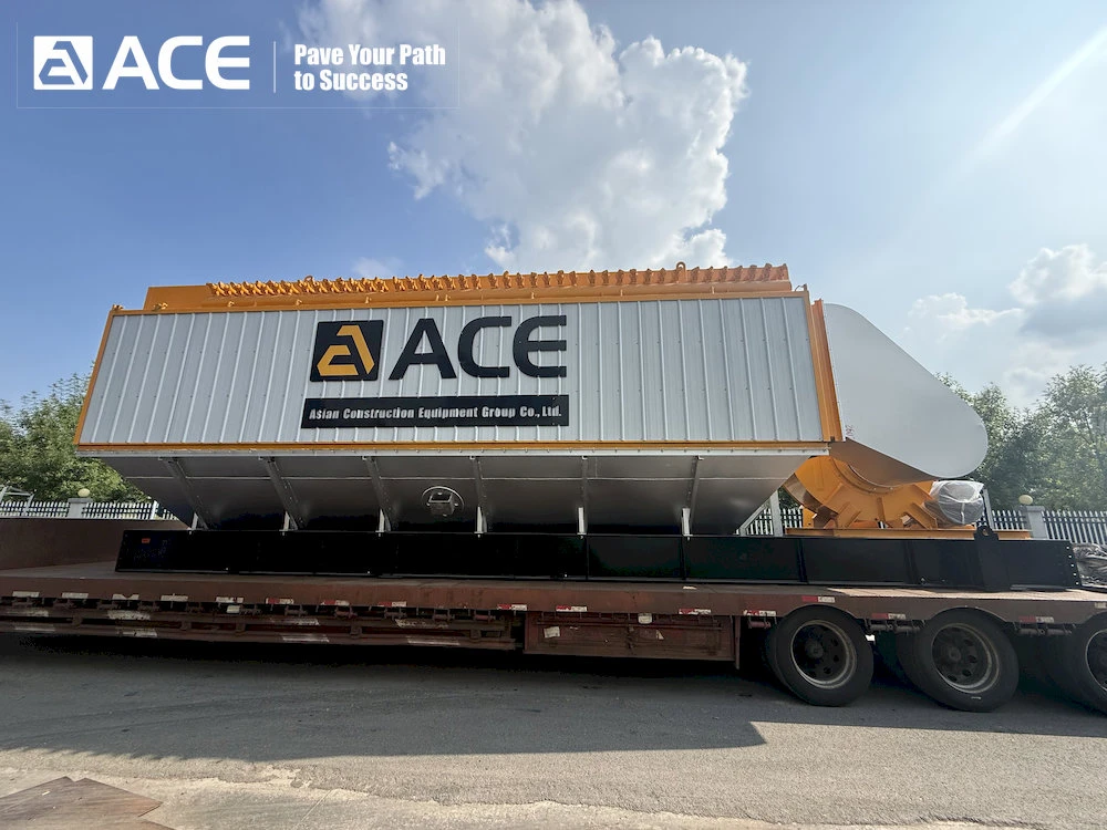 ACE Group CMBQ140 super mobile asphalt plant set sail for Argentina.