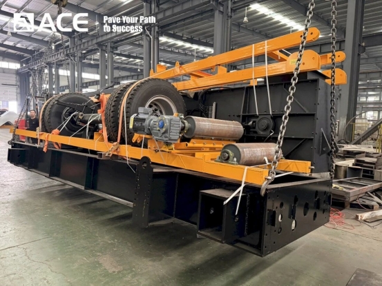 ace group mobile asphalt plant shipped