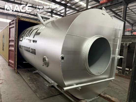 ace group mobile asphalt plant shipped