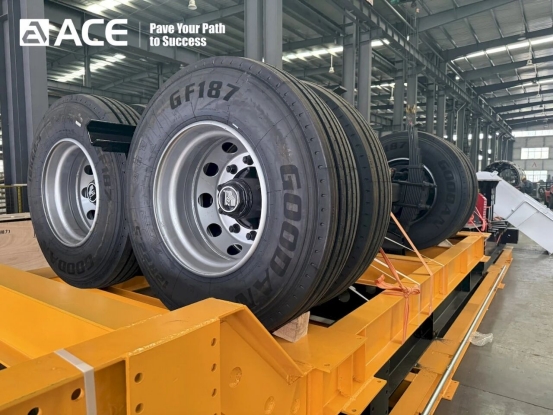 ace group mobile asphalt plant shipped