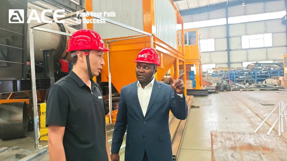 Ugandan business delegates from Africa arrive at ACE Group for a site visit and inspection.